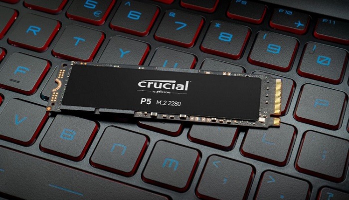 Скорость чтения SSD-накопителей Crucial P5