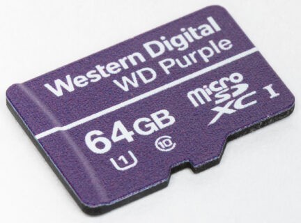 Обзор microSD-карт WD Purple для систем видеонаблюдения с 1000 перезаписей